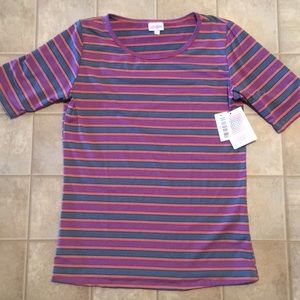 LuLaRoe Gigi top, stripes